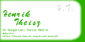 henrik theisz business card